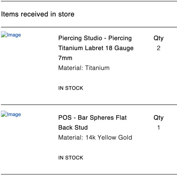 Mejuri Piercing Studio - Bar Spheres Flat Back Stud - Picture 6 of 6